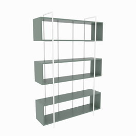 Hanah Home Estantería Verde y Blanco
